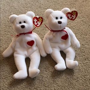 Bundle of 2 Valentino Beanie Babies